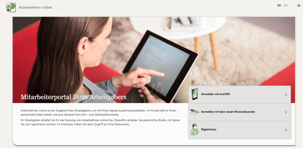 Wie melde ich mich erstmalig bei DATEV Arbeitnehmer online an?